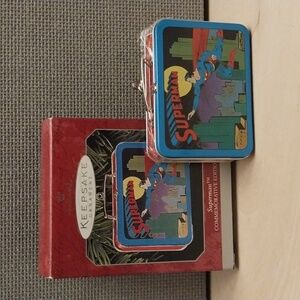 Hallmark Keepsake Superman Commemorative Edition 1998 Metal Lunchbox 1998 Vtg